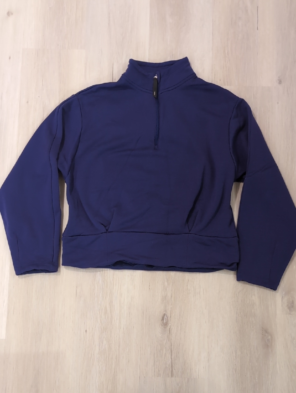 Athleta Fleece Crewneck Pullover - Purple